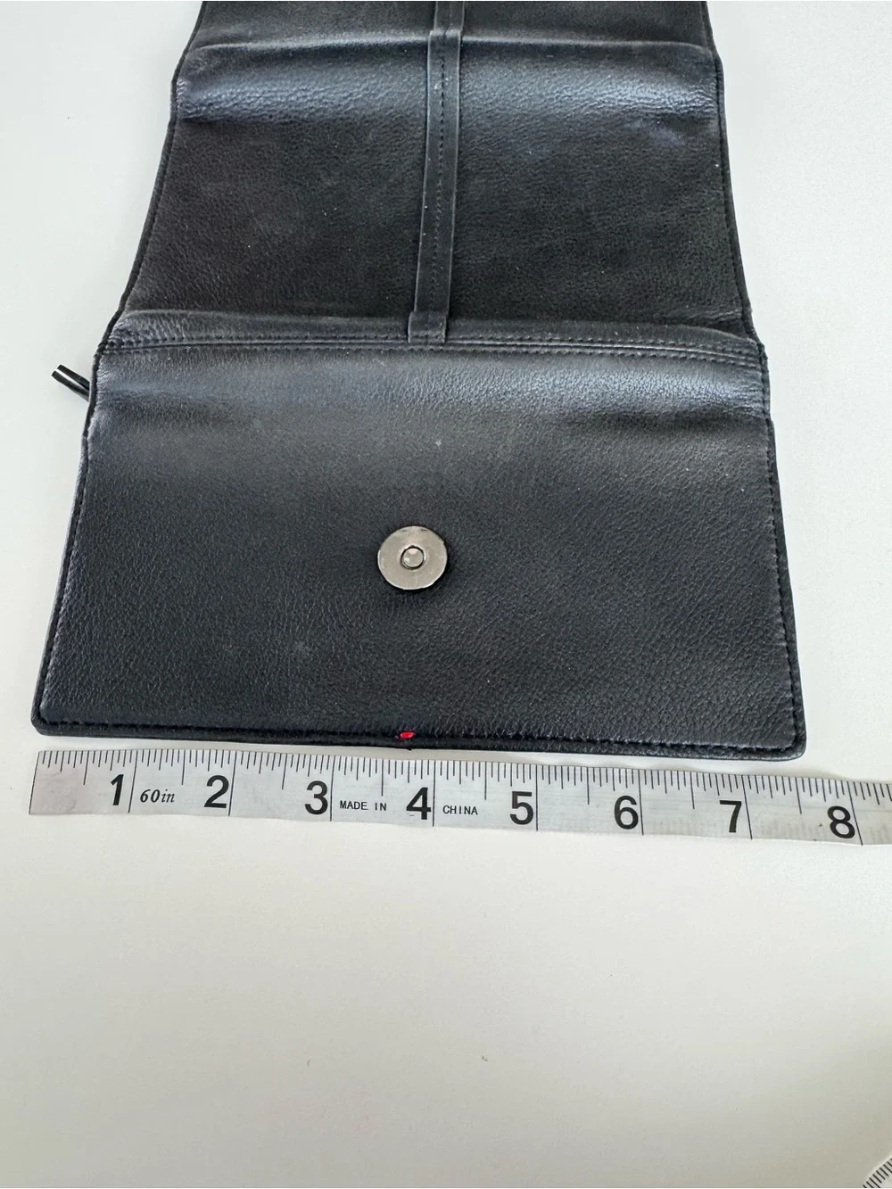 Hammitt Benjamin Wallet Slim Black Pebbled Leather